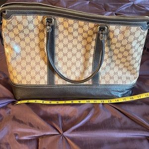 🎉🎉Authentic Vintage Gucci Weekend Tote bag with serial number🎉🎉